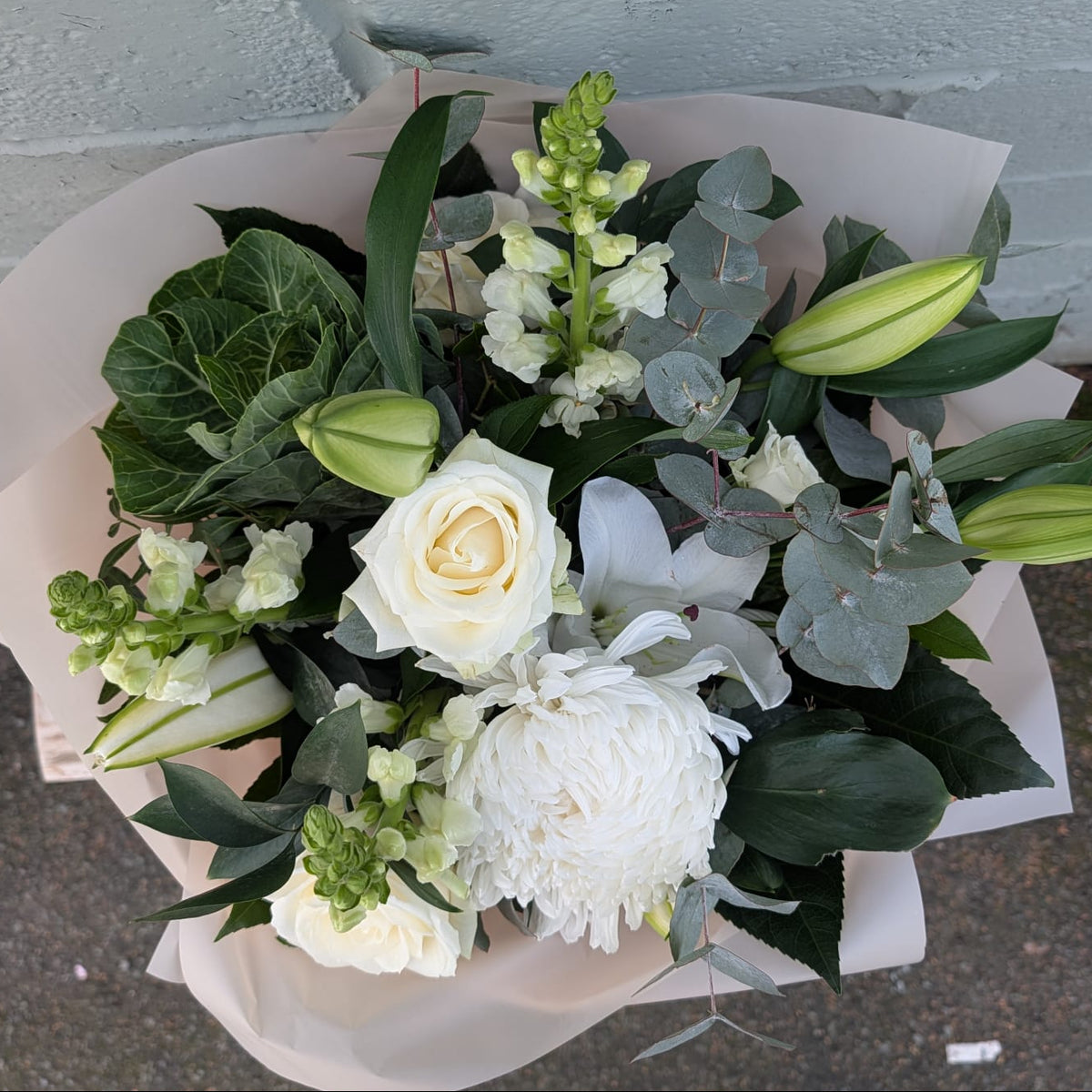 White Bouquet Top Aspect